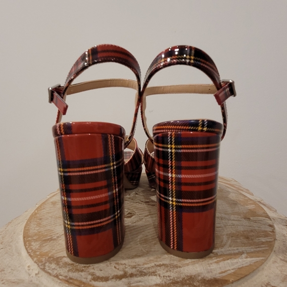 Soda plaid pattern high heels - Picture 2 of 5